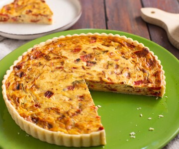 Tarte salée poivrons et ricotta