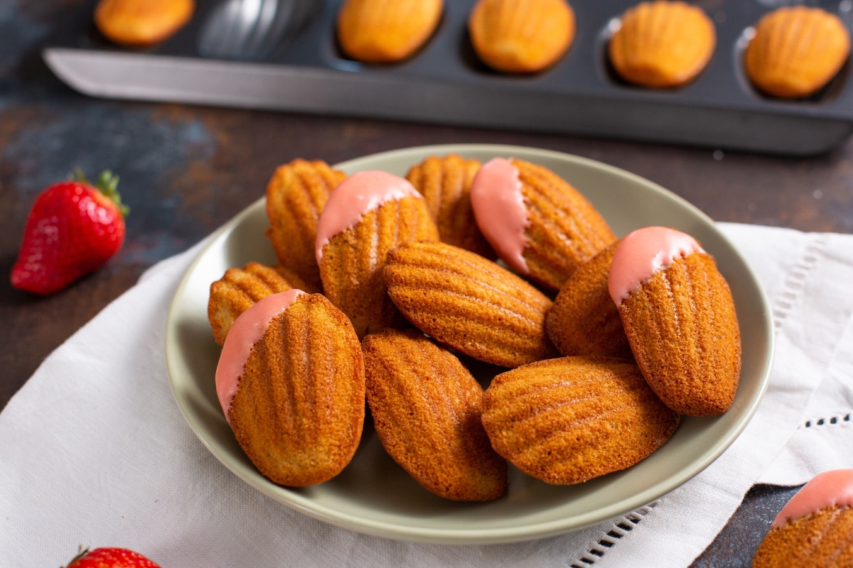 Madeleine aux fraises