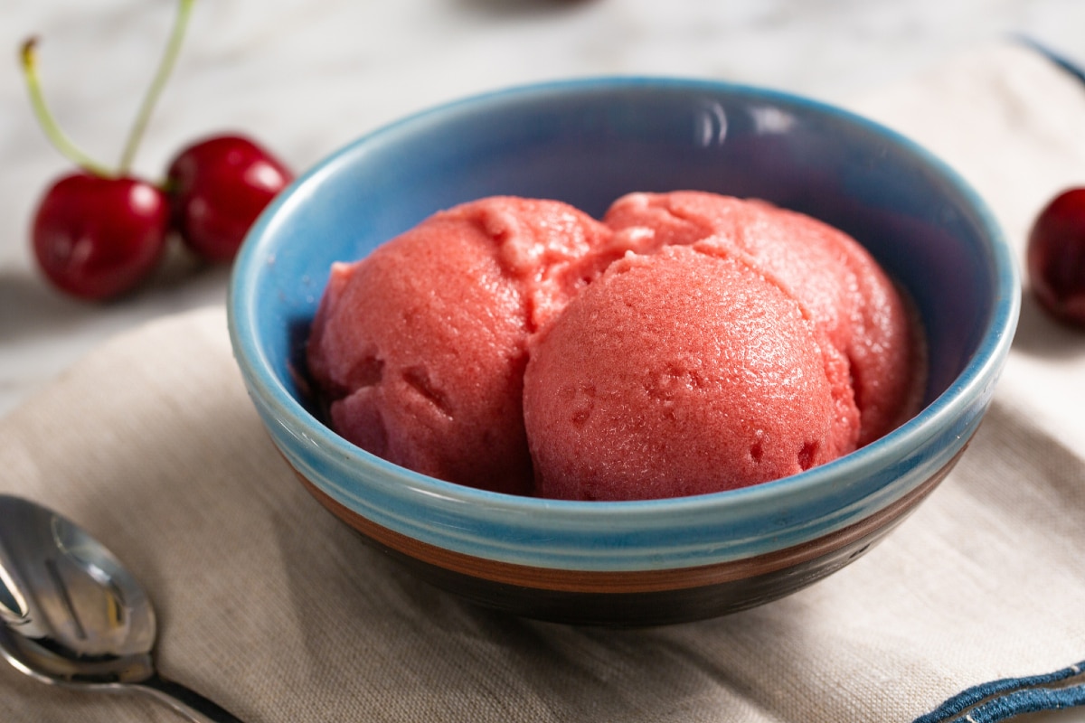 Sorbet aux cerises