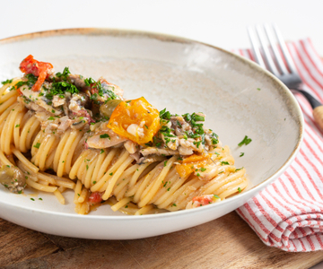 Pâtes aux poissons pauvres