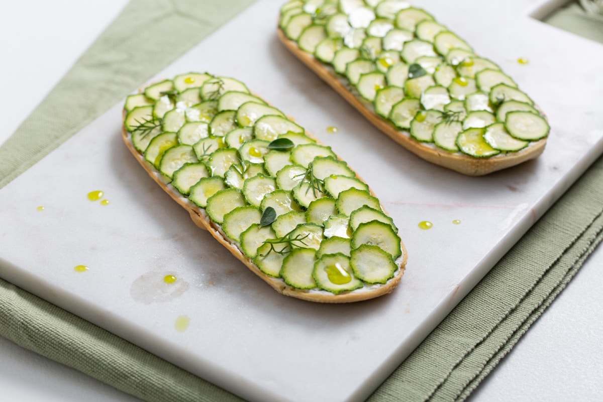 Tartelettes aux courgettes