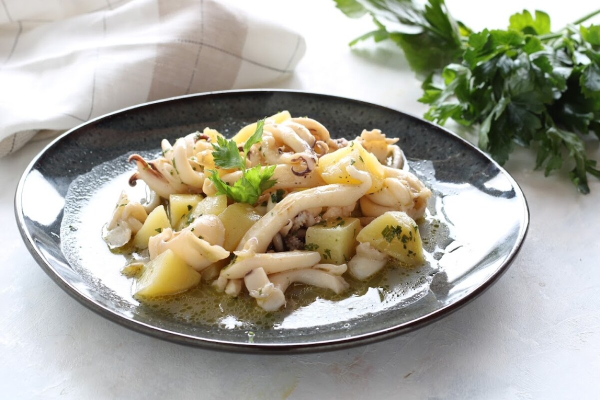 Seiches à l'étouffée sans tomate