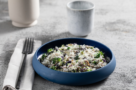 Riz sauté à la noix de coco
