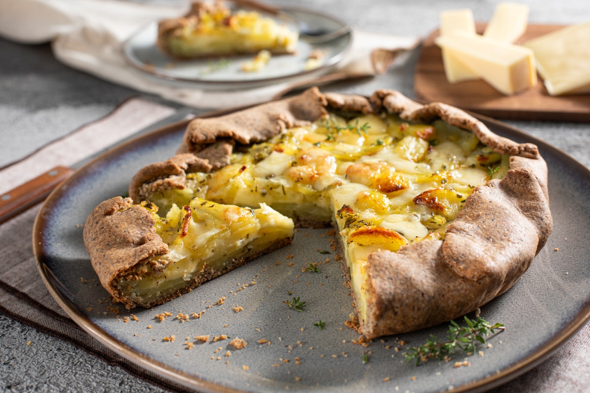 Galette aux pommes de terre et fromage