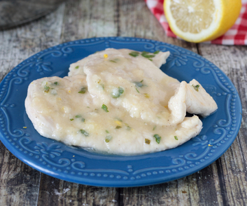 Escalopes de poulet au citron
