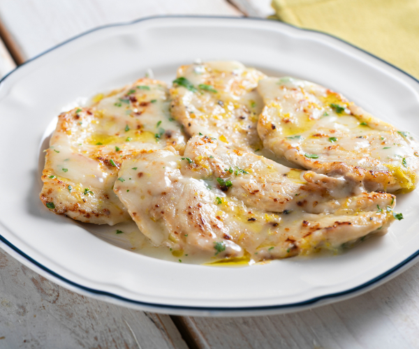 Escalopes de poulet au citron