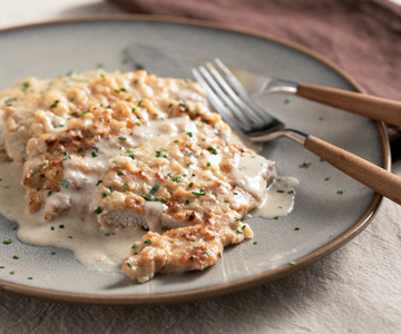 Longe de porc au lait