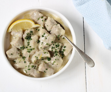 Morceaux de veau au citron