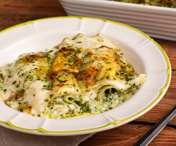 Lasagnes au pesto au micro-ondes