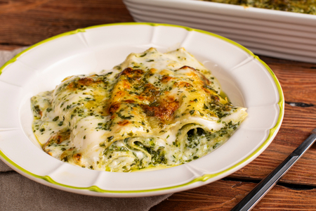 Lasagnes au pesto au micro-ondes