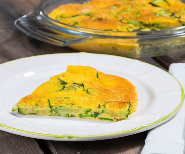 Omelette de courgettes au micro-ondes