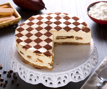 Cheesecake tiramisu aux boudoirs