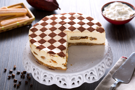 Cheesecake tiramisu aux boudoirs