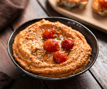 Houmous de tomates cerises