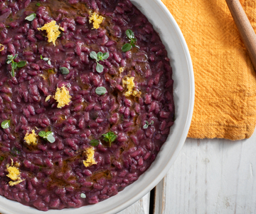Risotto au crabe bleu