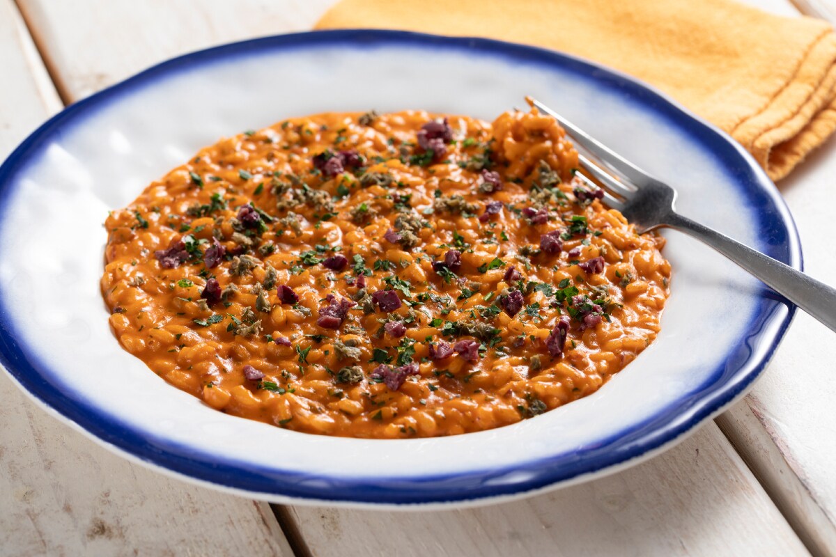 Risotto à la puttanesca