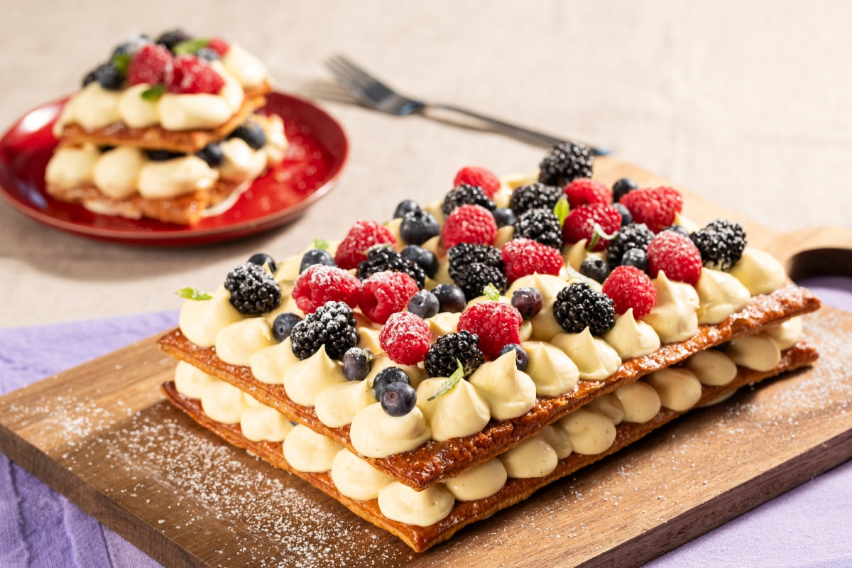 Mille-feuille aux fruits des bois