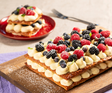 Mille-feuille aux fruits des bois