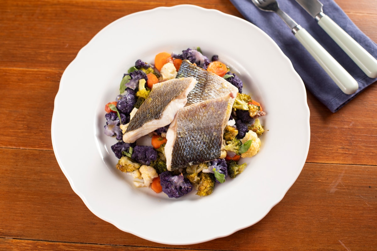 Filets de bar au four