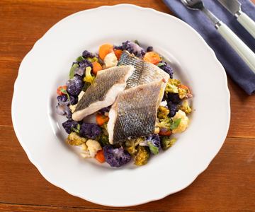 Filets de bar au four