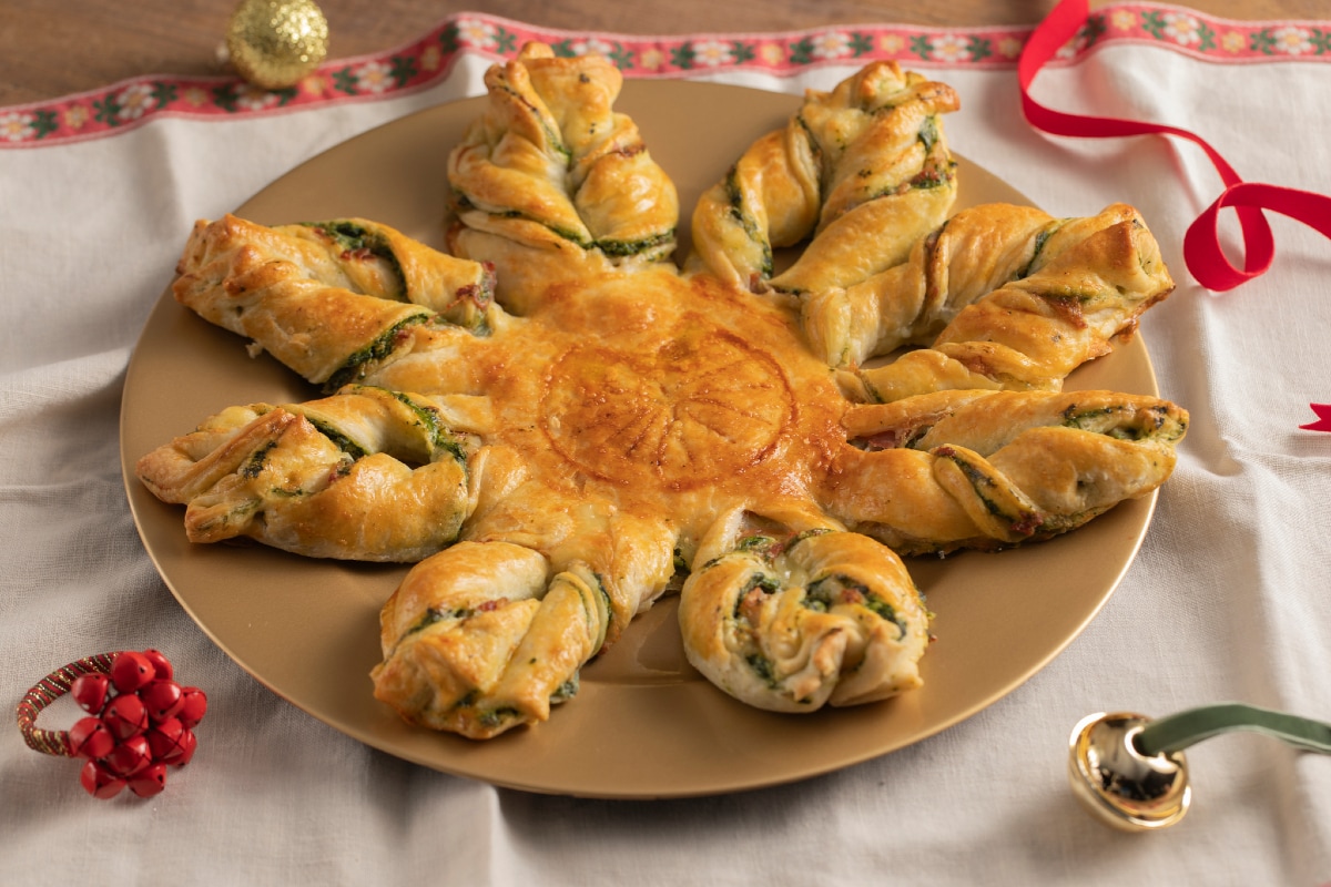 Tarte salée de Noël