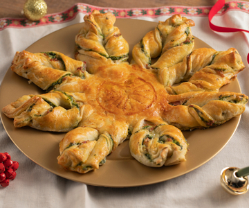 Tarte salée de Noël