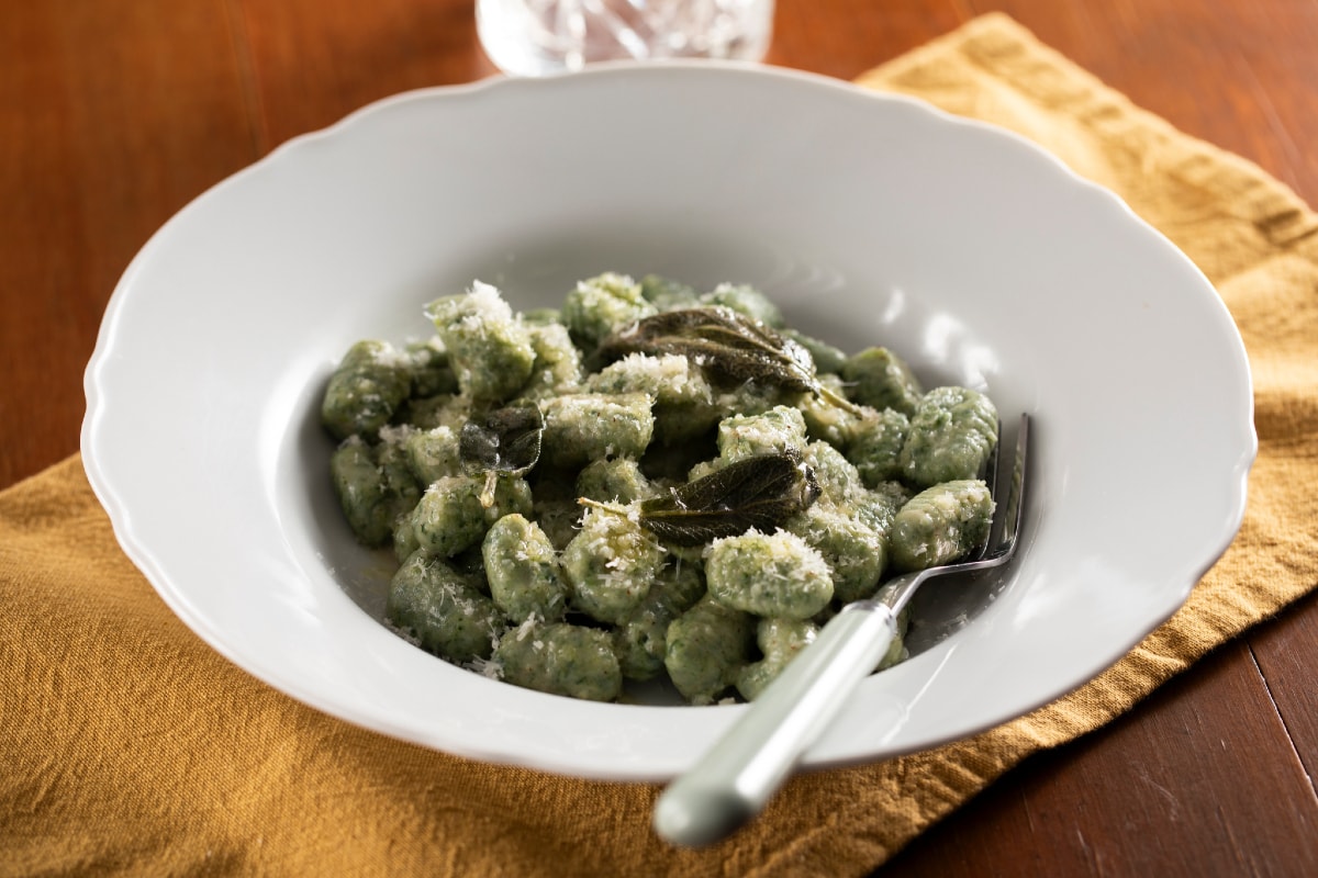 Gnocchis de ricotta aux épinards