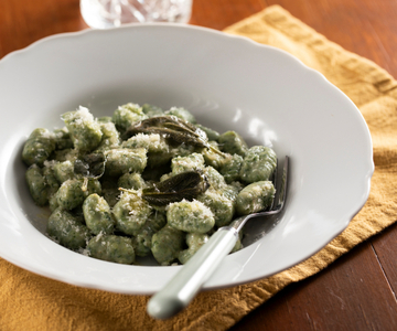 Gnocchis de ricotta aux épinards