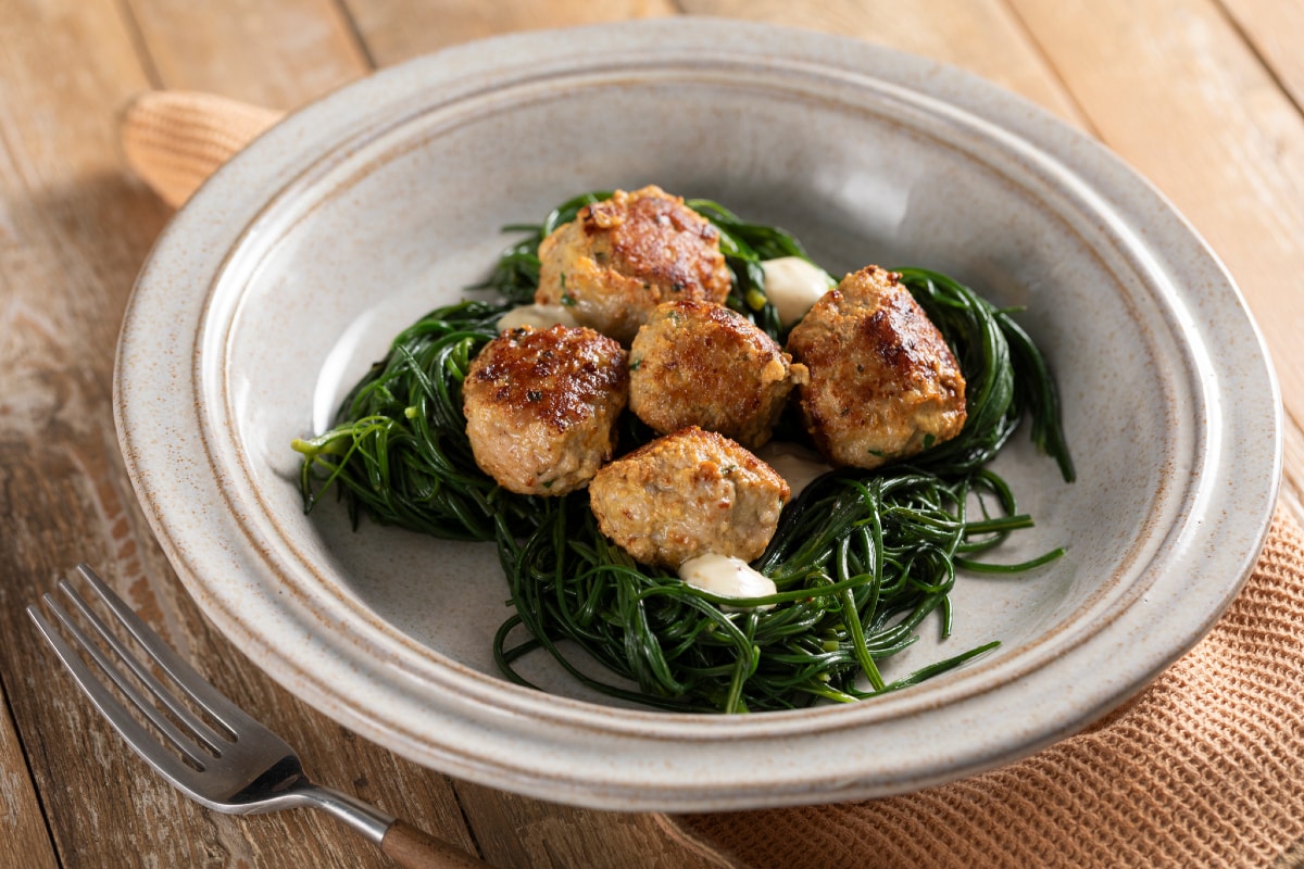Boulettes avec agretti