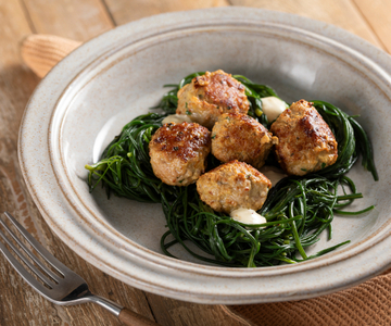 Boulettes avec agretti