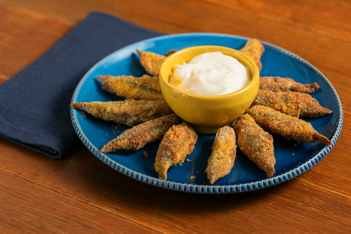 Anchois farcis à la friteuse à air