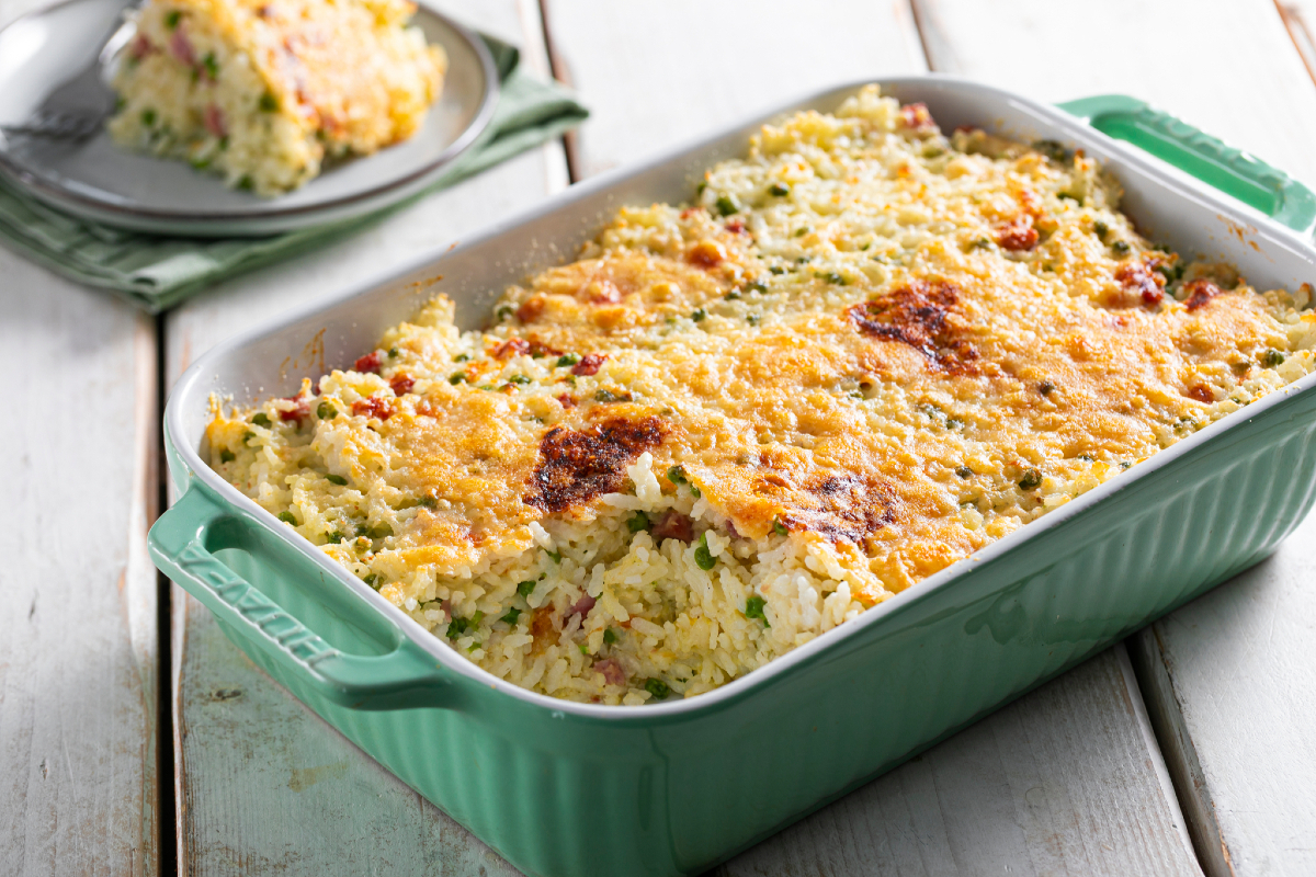 Riz au four en blanc