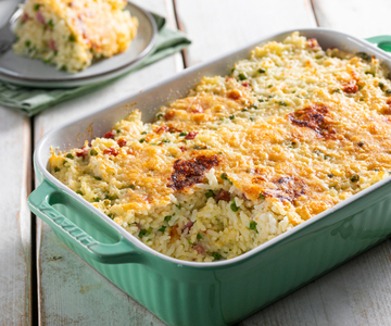 Riz au four en blanc