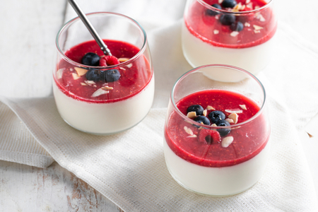Panna cotta végane