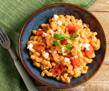 Pâtes à la ricotta et tomates cerises