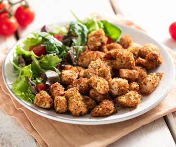 Bouchées de poulet à la friteuse à air