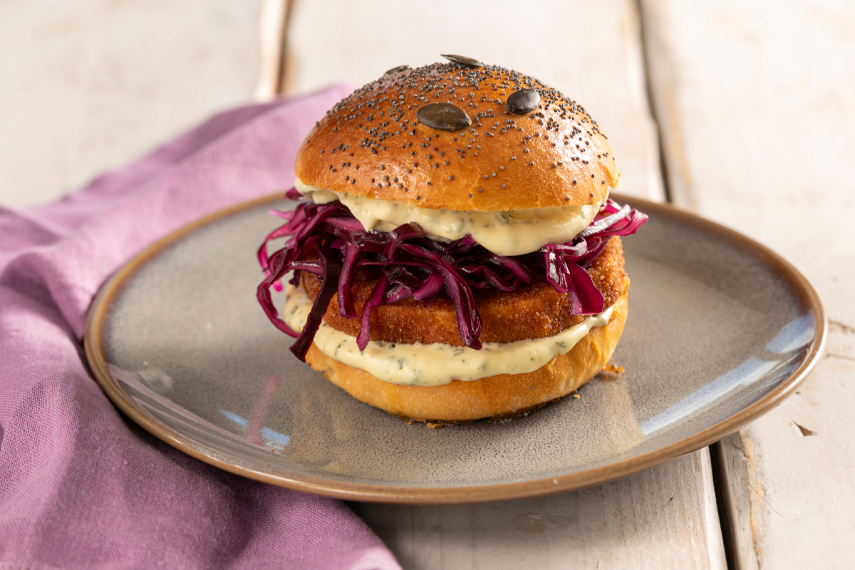 Sandwich à la côtelette de potiron