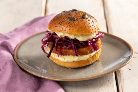 Sandwich à la côtelette de potiron