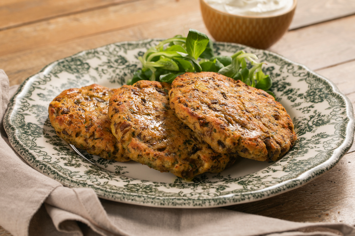 Hamburger végétarien d'automne