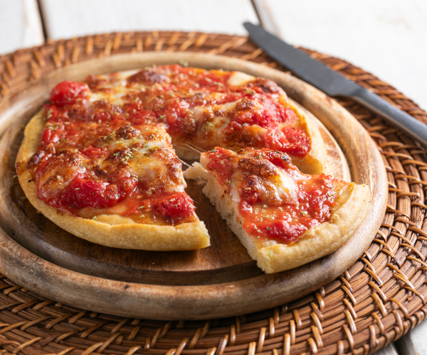 Pizza liquide à la friteuse à air