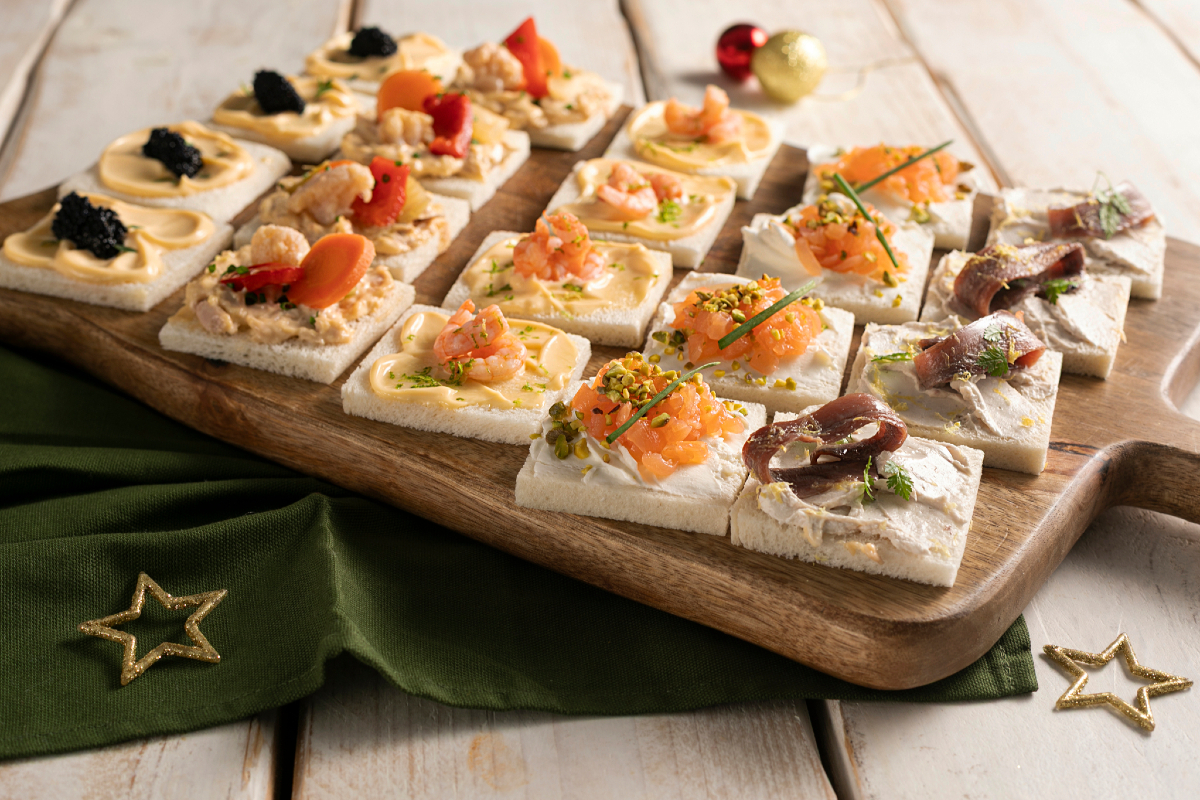 Canapés de Noël