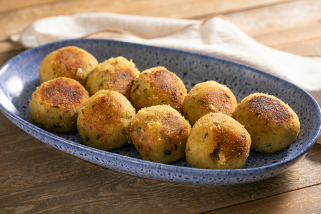Boulettes fondantes aux champignons et pommes de terre