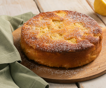 Gâteau aux pommes et au citron
