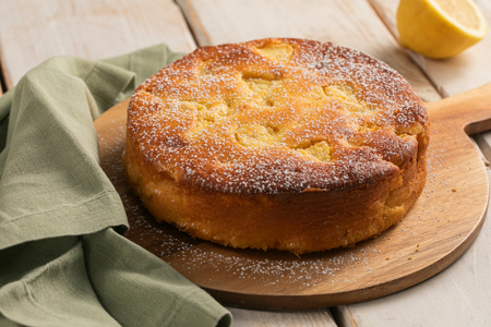Gâteau aux pommes et au citron