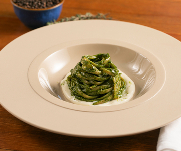 Pâtes au chou noir et stracchino