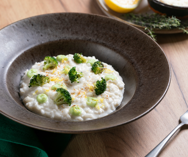 Risotto aux brocolis et pecorino
