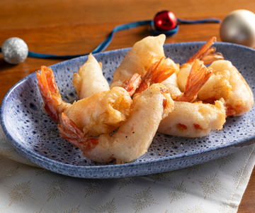 Crevettes en tempura