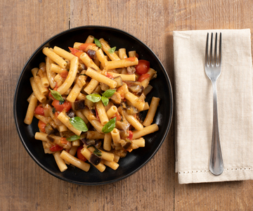 Pâtes aux aubergines