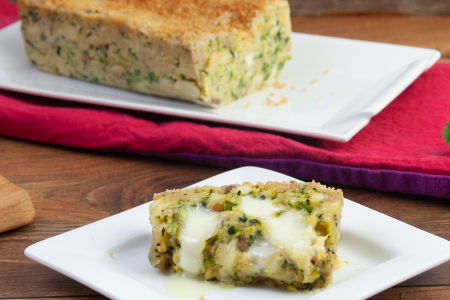 Gâteau de courgettes au cœur fondant