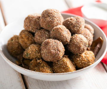 Boulettes de lentilles au four